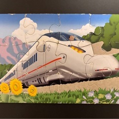 くもんパズル　新幹線、乗り物の画像