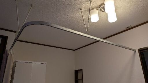 試着室 パーテーション リモートワーク等 天井吊り L字レール 遮光カーテン 試着室 パーテーション リモートワーク等 天井吊り L字レール 遮光