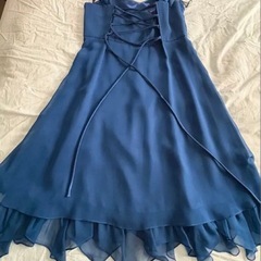 Aラインドレス　ブルーの画像