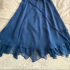 Aラインドレス　ブルーの画像