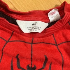 スパイダーマン　トレーナー上下セットの画像