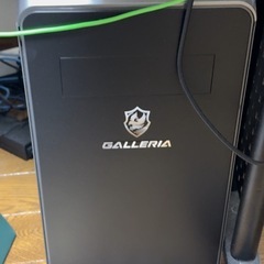 galleria ゲーミングPC xa7r-r47s  モニター デスク 付属品付きの画像