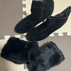 ⚪️ 黒ブーツ　Mサイズの画像