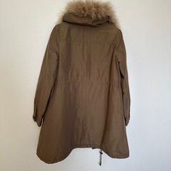 ファー付きモッズコートの画像