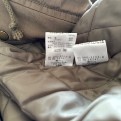 ファー付きモッズコートの画像