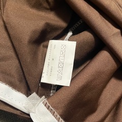 【新品未使用品】※訳あり ブラウン クッションカバー ソファカバー Lサイズ2枚の画像