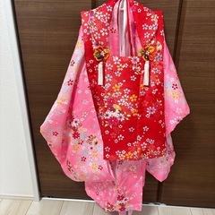 七五三　3歳着物の画像
