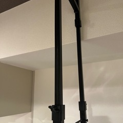 ニトリ つっぱり洗濯機ラック(ミドルブラウン BH07)の画像