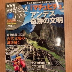 世界遺産100マチュピチュ　DVD未開封　世界百不思議の画像