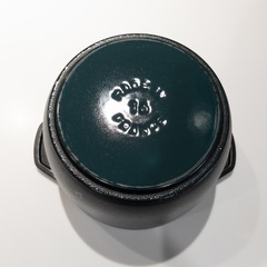 ストウブ ラ ココット de GOHAN ブラック M 16cmの画像