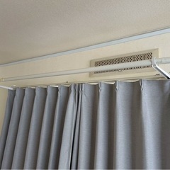 カーテンレール用　室内干しの画像