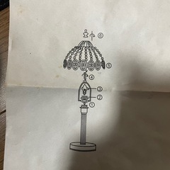 レトロなランプの画像