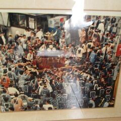 祭りの額入り写真２点の画像