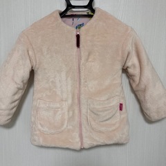 【美品】ハッカキッズ　リバーシブル　花柄コート　110センチの画像