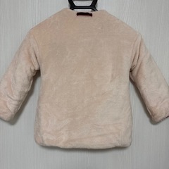 【美品】ハッカキッズ　リバーシブル　花柄コート　110センチの画像