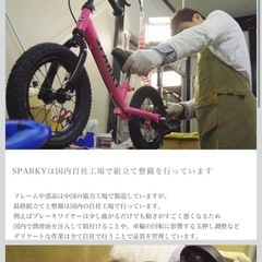 キッズバイク Sparky　スパーキー　の画像