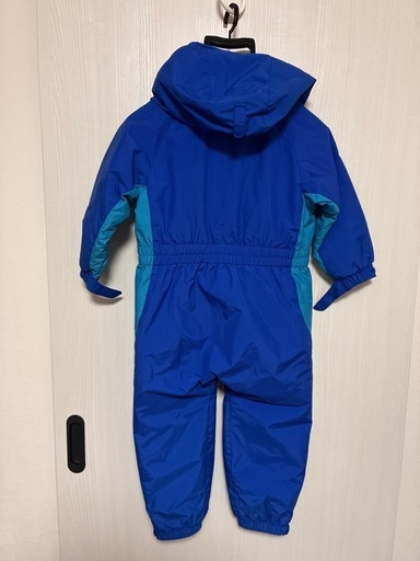 【極美品】モンベル　キッズ　子供　パウダーカバーオール　110センチ　つなぎ 極美品】モンベルキッズ子供パウダーカバーオール110センチつなぎ