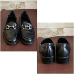 サルバトーレフェラガモ【23㎝位】ローファー☆クリーニングお手入れ済5H23の画像