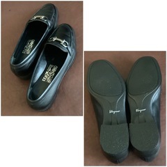 サルバトーレフェラガモ【23㎝位】ローファー☆クリーニングお手入れ済5H23の画像