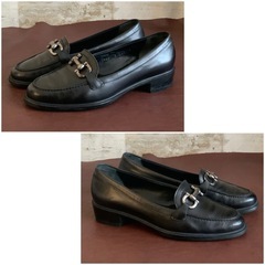 サルバトーレフェラガモ【23㎝位】ローファー☆クリーニングお手入れ済5H23の画像