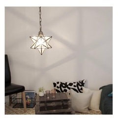 星型、照明、ライト、ランプ、電気、インテリアの画像