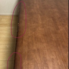 天然木4~6人用ダイニングテーブルの画像