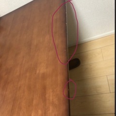 天然木4~6人用ダイニングテーブルの画像