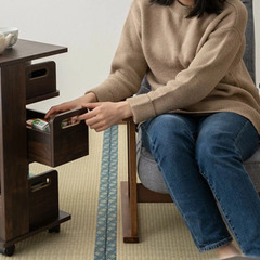 キャスター付き3段ワゴン収納の画像