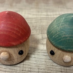 取引中　木のおもちゃの画像