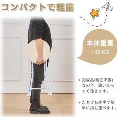 折りたたみチェア スツール 折り畳み スリム 軽量 の画像