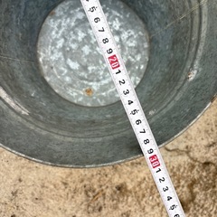 スチール製　バケツ　2個セットの画像