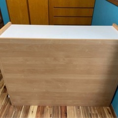 LIVING HOUSE製　腰高カップボード3年使用　定価70400円の画像