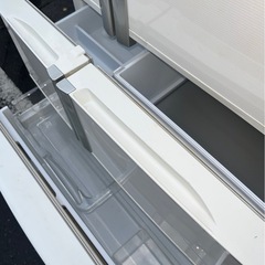 配達設置無料 特価 三菱 大型 6ドア冷凍冷蔵庫 401L フレンチドア MR−G40NE−Wの画像