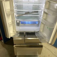 【格安】Panasonic 6ドア冷蔵庫 NR-FPM472S-N 2017年製 通電確認済み 大容量 早い者勝ち 引取り歓迎 配送OKの画像