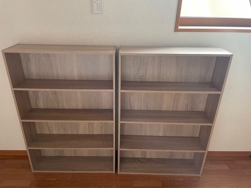 本棚2点セット (曾妍) 朝菜町の収納家具《本棚》の中古あげます・譲り