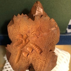 柴崎重行　希少【瞳有り】材/櫟　号/志　八雲印 青盤舎(オンコ村シリーズ)  木彫り熊　の画像