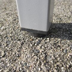 会議用テーブル　木目チーク　1500ｘ750ｘ720　4本脚の画像