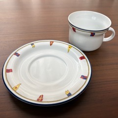 リチャードジノリ  カップ＆ソーサー クリッパーシリーズの画像