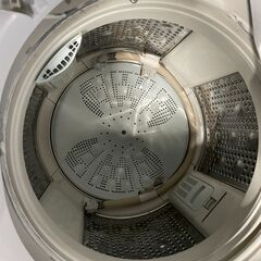 【大容量】HITACHI 8.0kg洗濯機 BW-V80B 2017年製 通電確認済み ビートウォッシュ 人気 早い者勝ち 引取歓迎 配送OKの画像