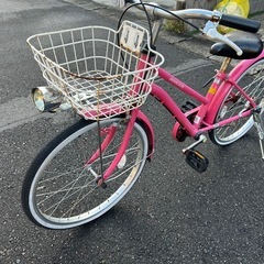自転車20インチ女の子　の画像
