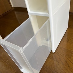 【4段プラチェスト ホワイト】の画像