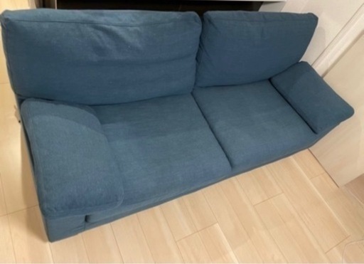 【お取引12/20迄】【2021年購入】NOCE  3人掛けソファー　オットマン付き