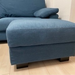 【2021年購入】NOCE  3人掛けソファー　オットマン付きの画像