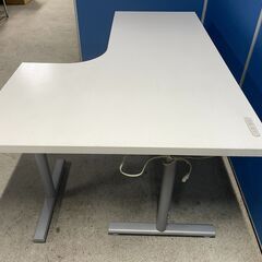 【良品】ニトリ L字デスク VOX2 150R-LBR 白系 お洒落 分解可能 早い者勝ち 引取歓迎 配送OKの画像