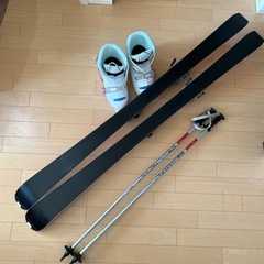 スキー板　4点セット　子供用　140センチの画像