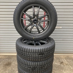 お買得、タイヤ未使用品　　No.176スタットレスタイヤ205/55/16 5H PCD100 アルミホイール付4本セットの画像