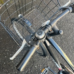 子供用自転車　ブラック　24インチの画像