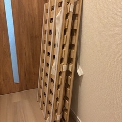 シングル/セミダブル 折りたたみすのこの画像