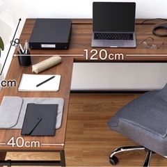 ロウヤ パソコンデスク L字型 中古品の画像