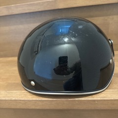 半ヘル　ヘルメット　黒の画像